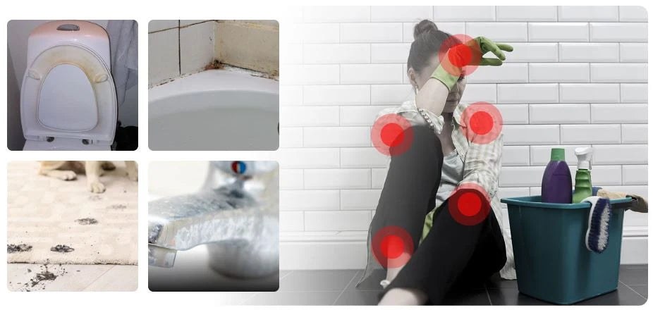 Le nettoyeur vapeur Vaporia sur différentes surfaces
