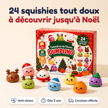 Calendrier de l’Avent Dumpling Squishy 2026