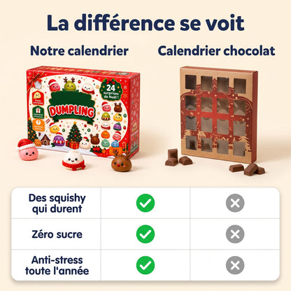 Calendrier de l’Avent Dumpling Squishy 2026