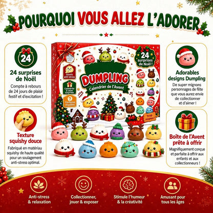 Calendrier de l’Avent Dumpling Squishy 2026