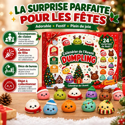 Calendrier de l’Avent Dumpling Squishy 2026