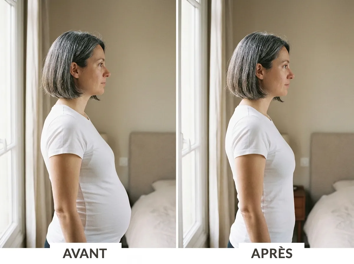 Avant et après — culotte gainante Donnèa Milano