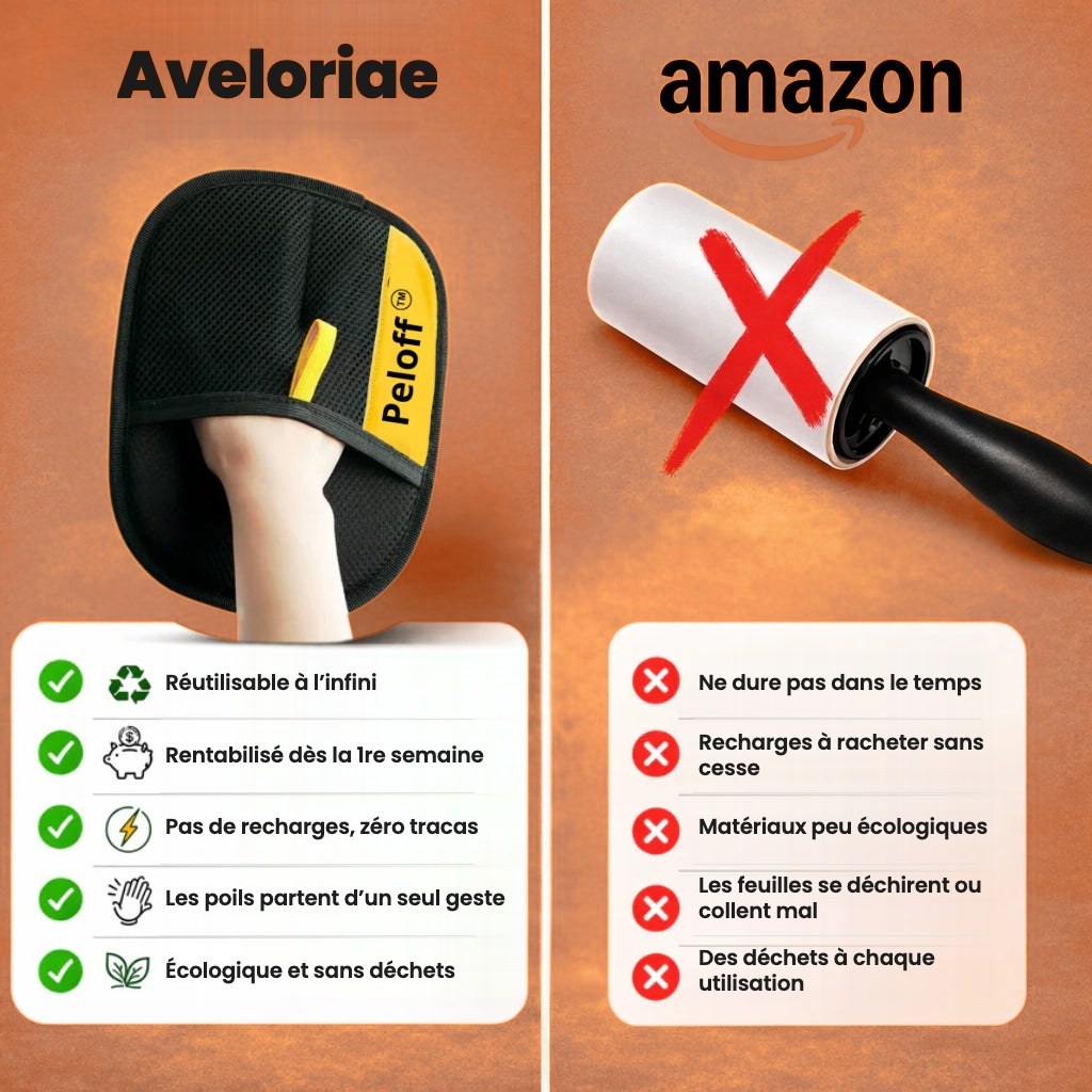 Gant anti-poils Aveloriae