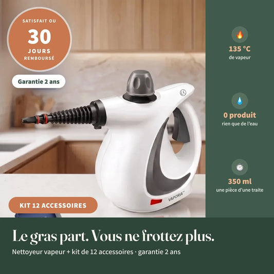Vaporia™ nettoyeur vapeur — kit 12 accessoires